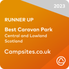 Runner up Best Caravan Park (Central and Lowland Scotland)